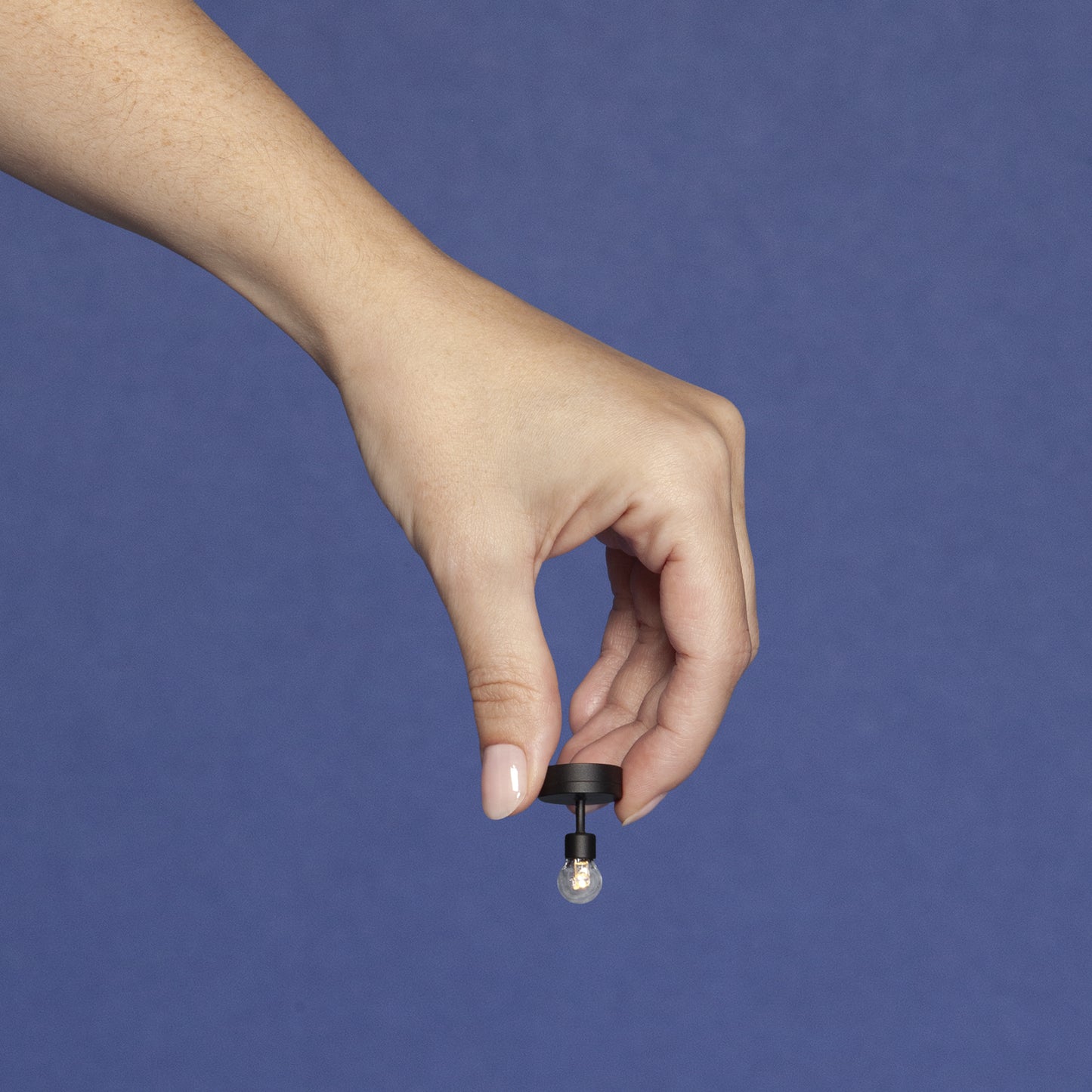 1/12 Scale Miniature Black Lightbulb