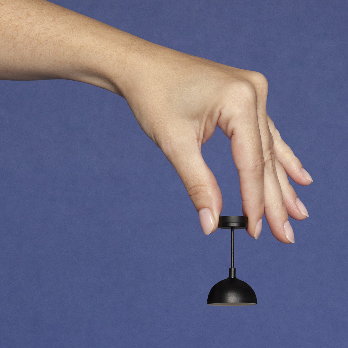 1/12 Scale Miniature Black Mushroom Ceiling Lamp