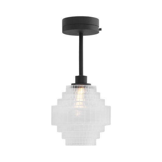 1/12 Scale Miniature Black Chandelier Ceiling Lamp