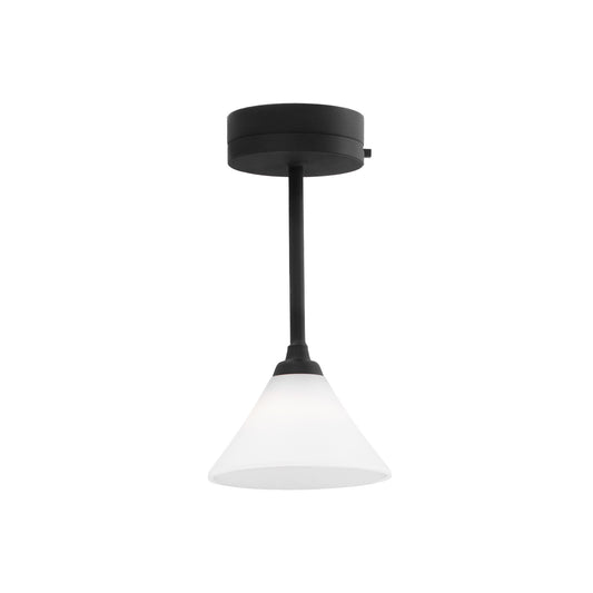 1/12 Scale Miniature Black Small Triangle Ceiling Lamp