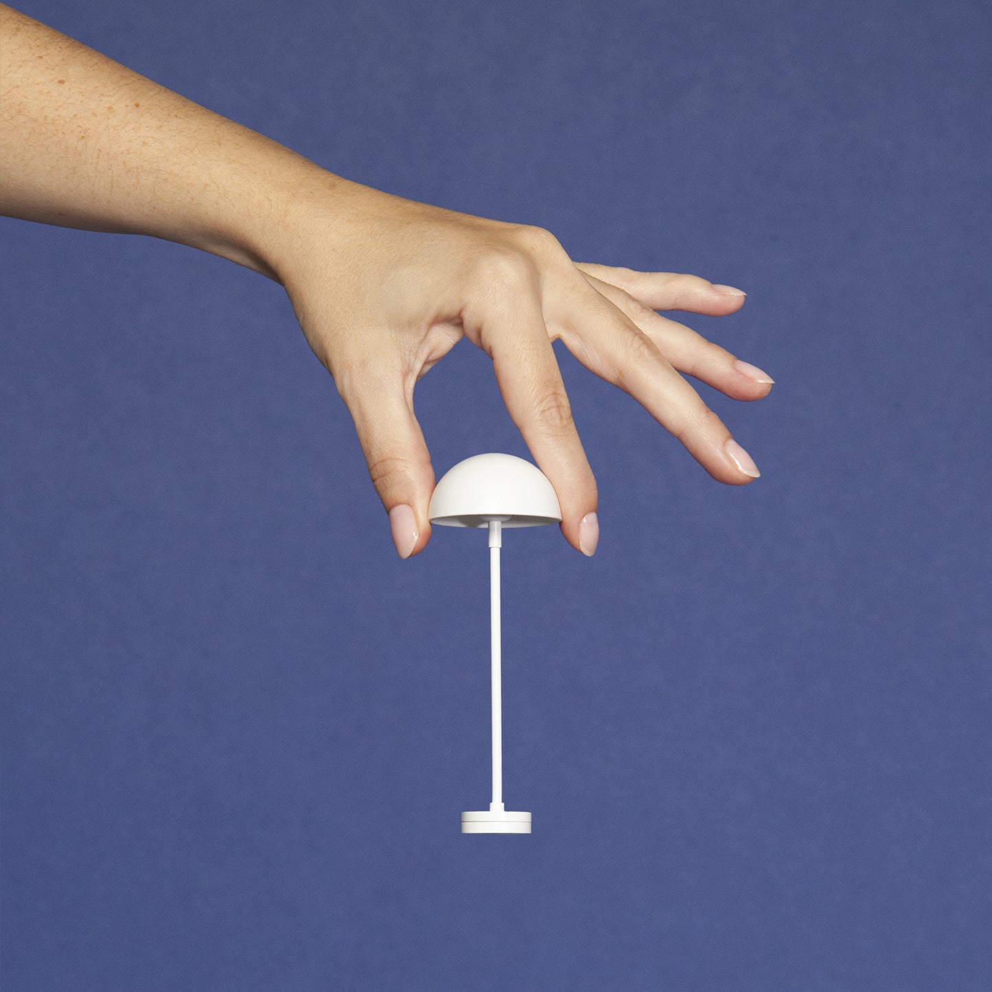 1/12 Scale Miniature White Mushroom Floor Lamp