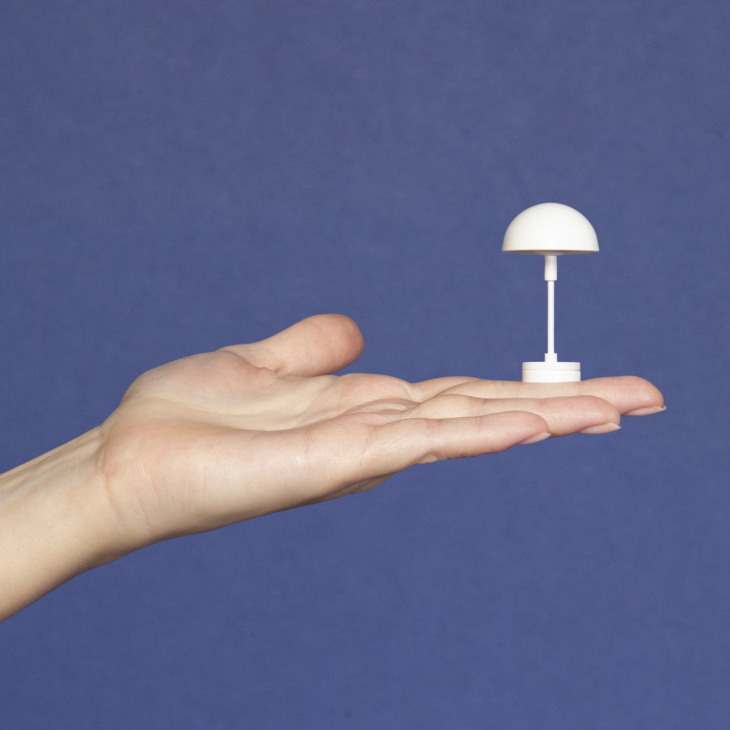 1/12 Scale Miniature White Mushroom Table Lamp