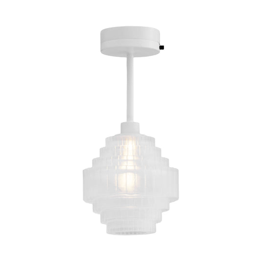 1/12 Scale Miniature White Chandelier Ceiling Lamp