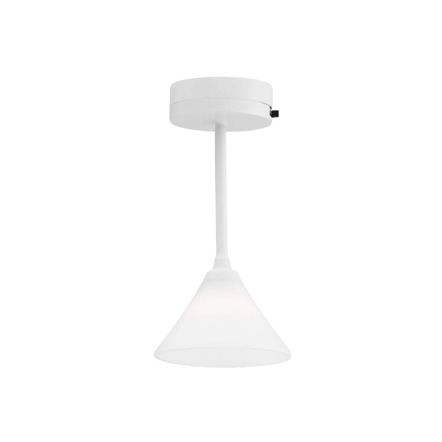 1/12 Scale Miniature White Small Triangle Ceiling Lamp