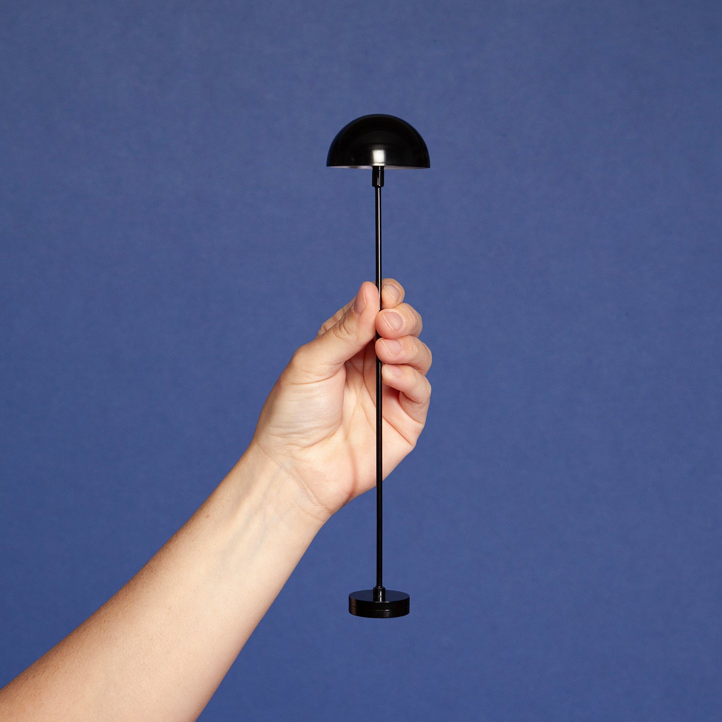 1/6 Scale Miniature Black Mushroom Floor Lamp