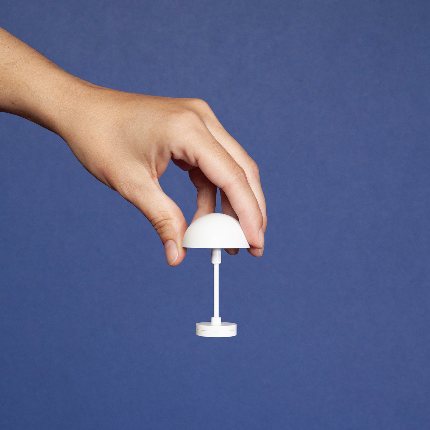 1/6 Scale Miniature White Mushroom Table Lamp