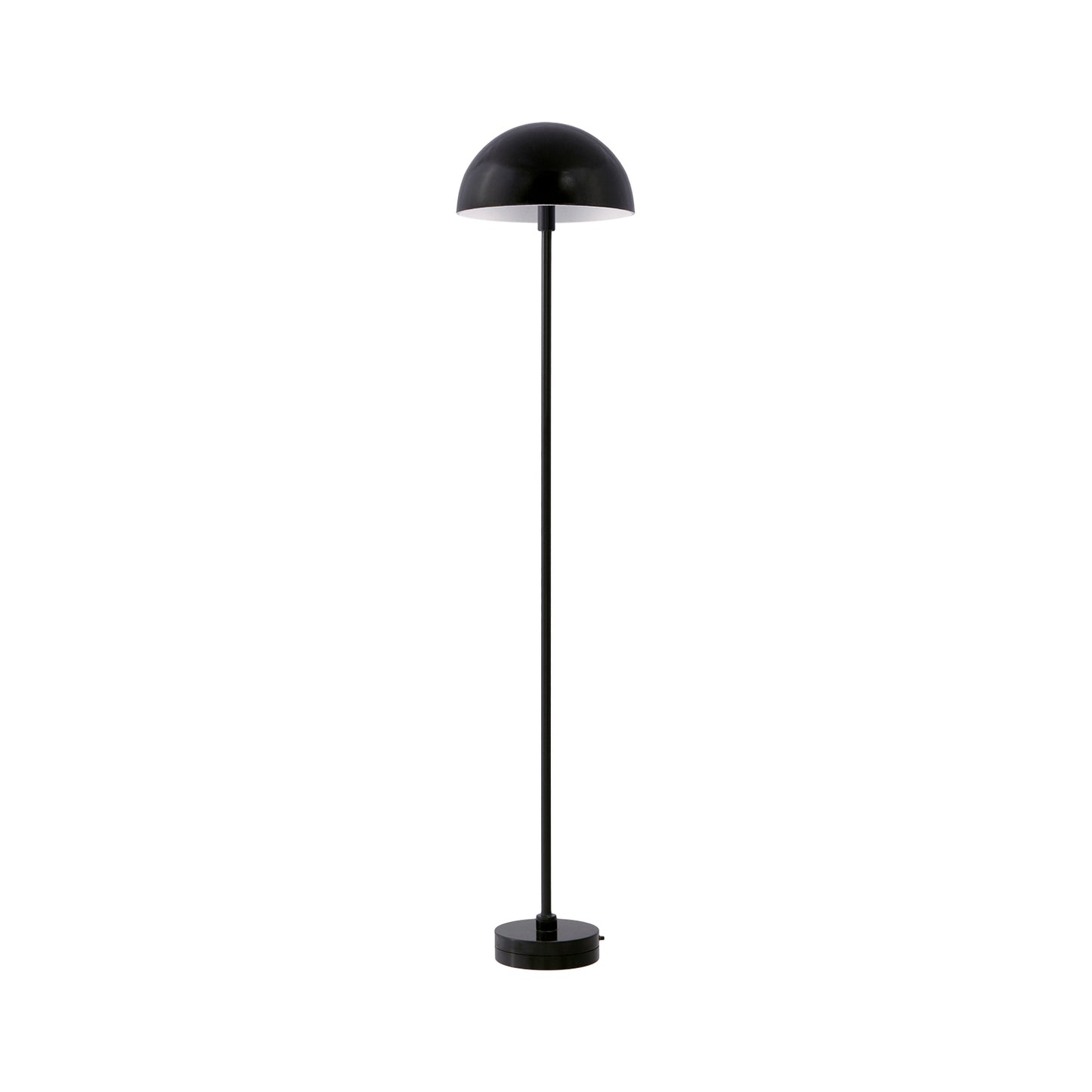 1/6 Scale Miniature Black Mushroom Floor Lamp