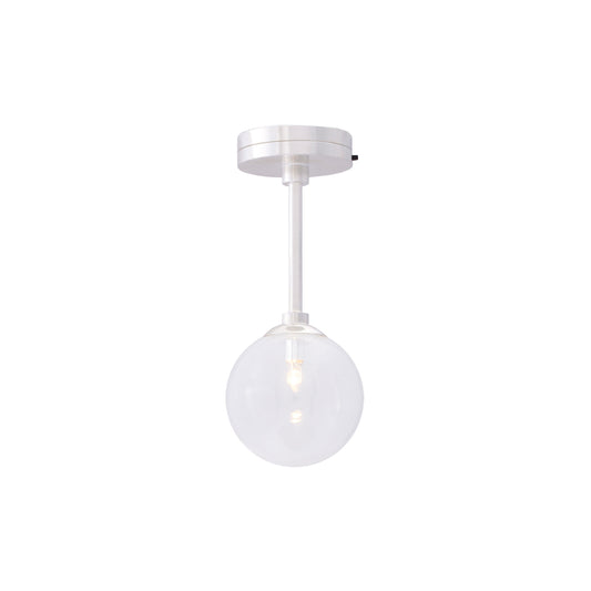 1/6 Scale Miniature Clear Globe Ceiling & Table Lamp