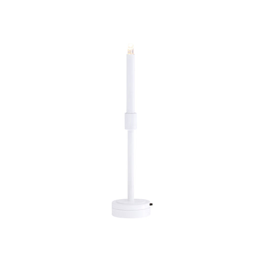 1/6 Scale Miniature White Candlestick